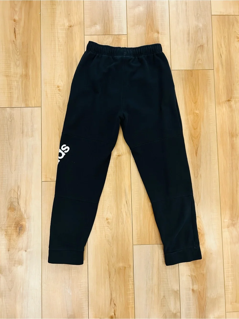 ADIDAS Boys’ Black Athletic Jogger Sweatpants